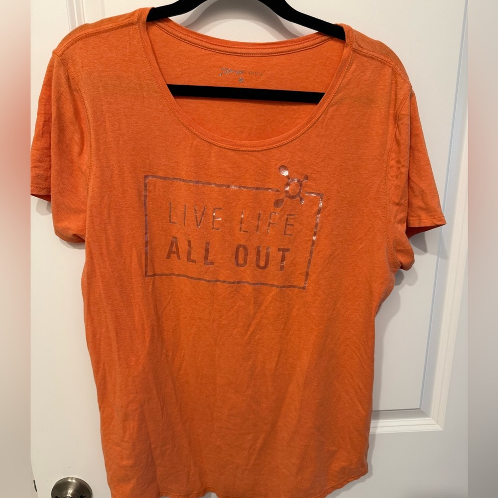 Orangetheory Fitness Orange Short Sleeve Tee